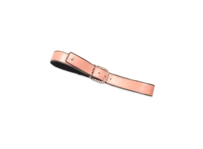 CHANEL Belt Lambskin & Metal "Pink/Silver/Black"