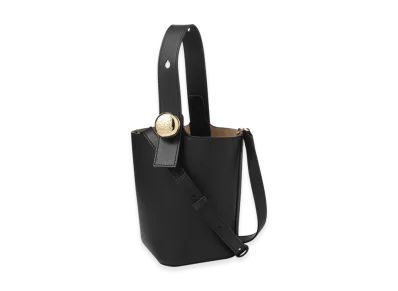LOEWE Pebble Bucket Bag Mini "Black"