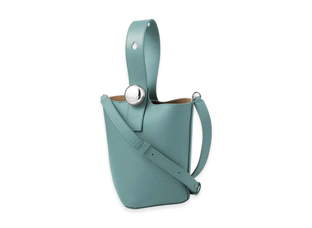 LOEWE Pebble Bucket Bag Mini "Water"