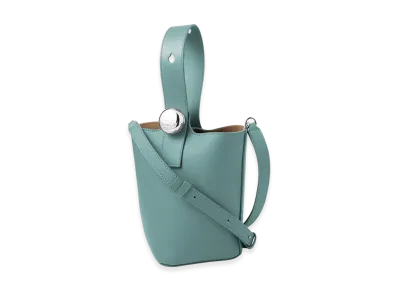 LOEWE Pebble Bucket Bag Mini "Water"