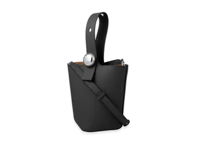 LOEWE Pebble Bucket Bag Mini "Black"