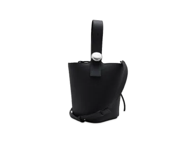 LOEWE Women's Pebble Bucket Bag Mini "Black"