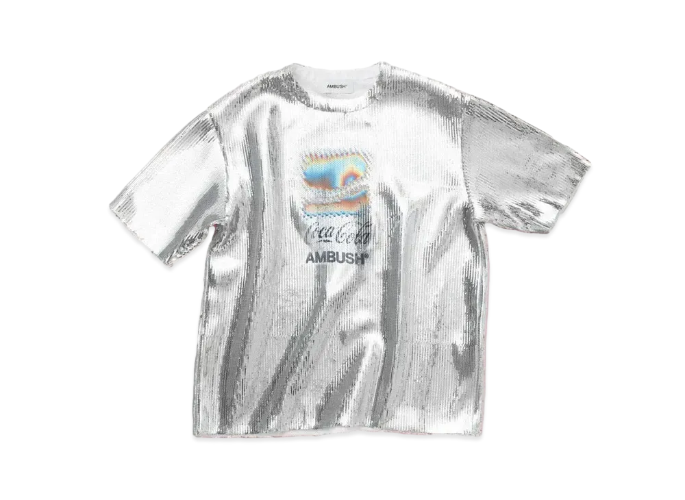 AMBUSH x COCA-COLA Y3000 Sequin Shirt "Silver"