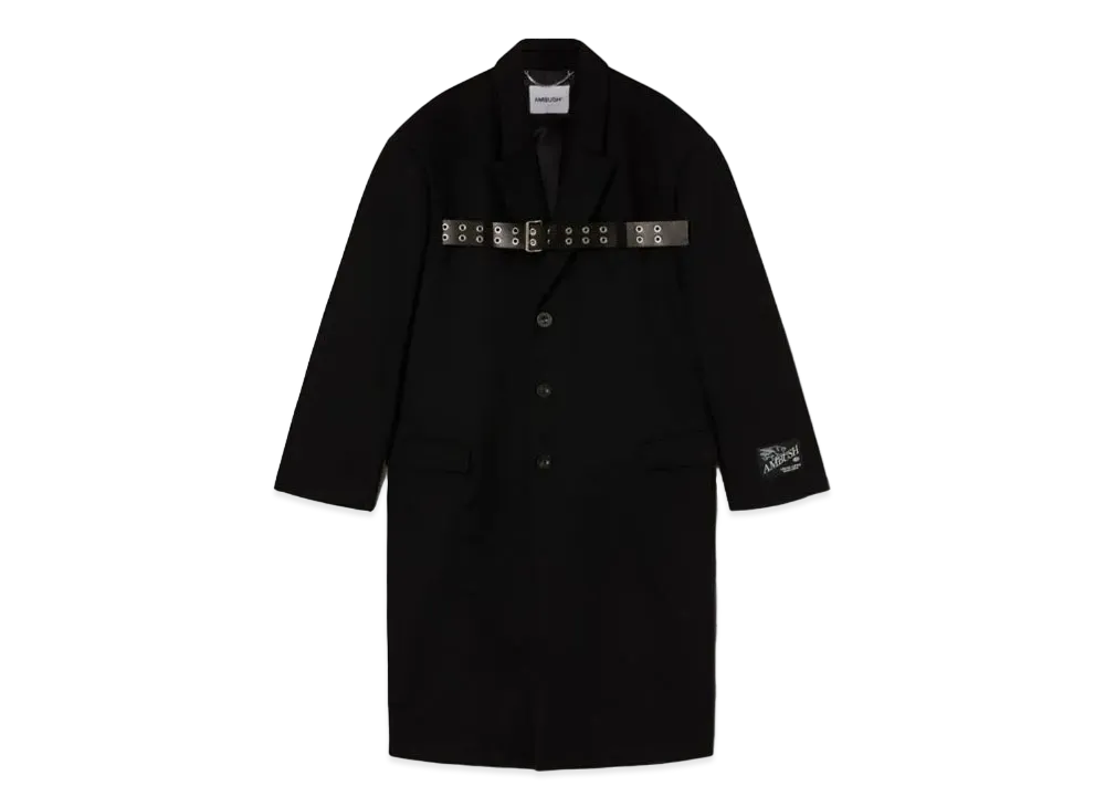 AMBUSH Belted Long Coat "Black"