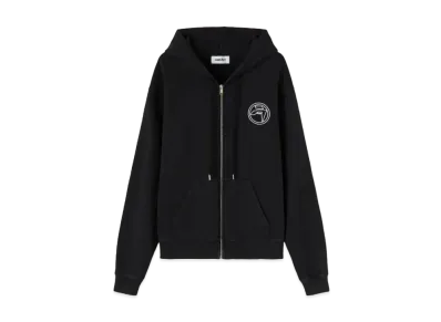 AMBUSH Amblem Zip Up Hoodie "Black"