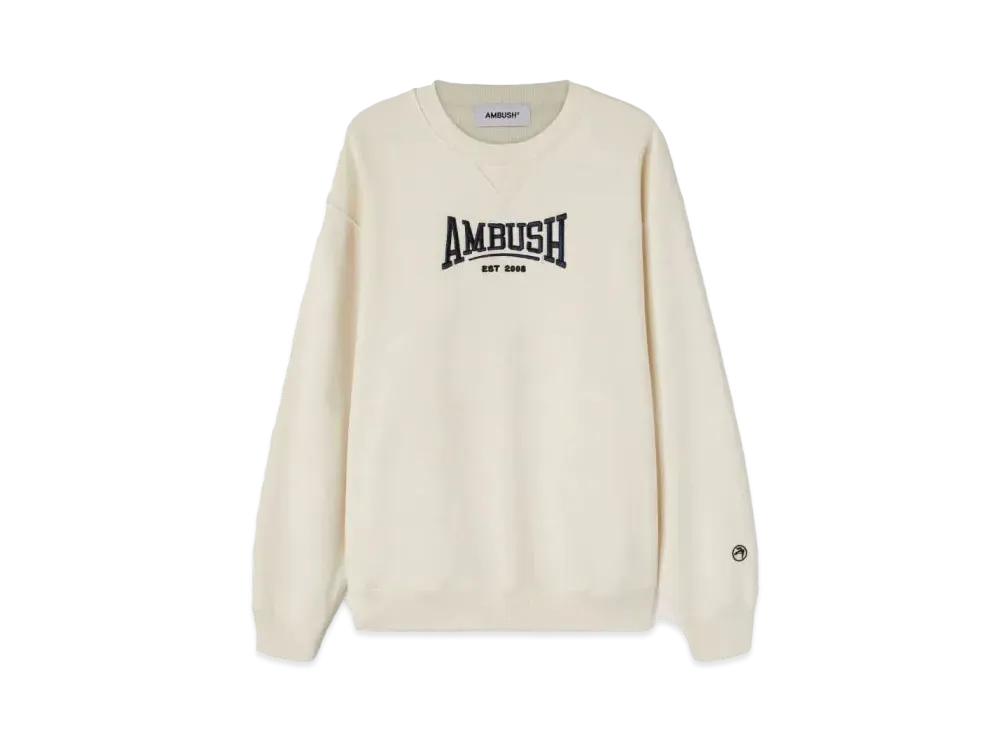AMBUSH Graphic Crewneck "White"