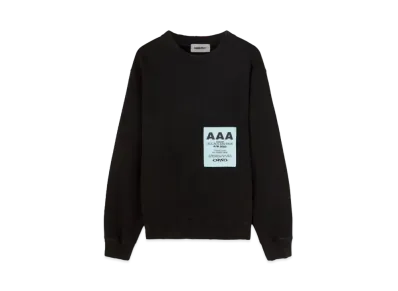 AMBUSH Pass Graphic Crewneck "Black"