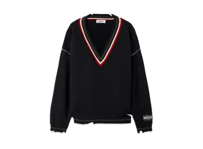 AMBUSH Dangled Rib Knit V Neck "Navy"