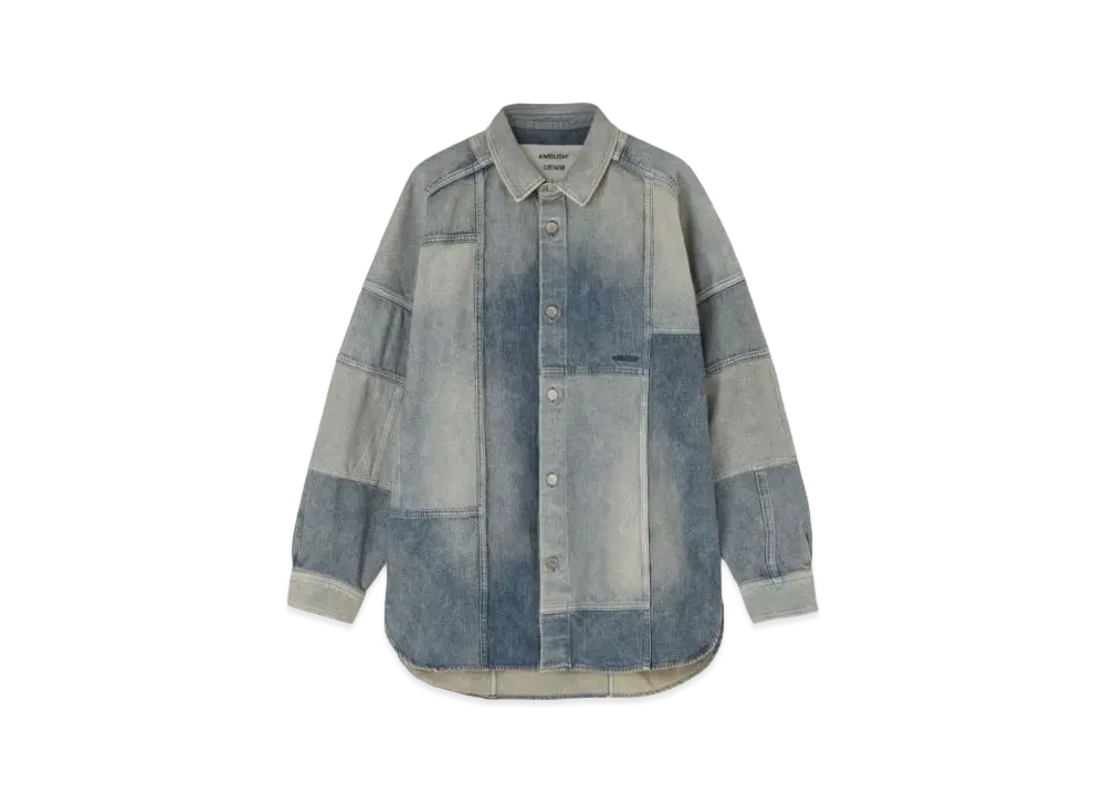 AMBUSH Patchwork Denim Shirt "Washed Blue"