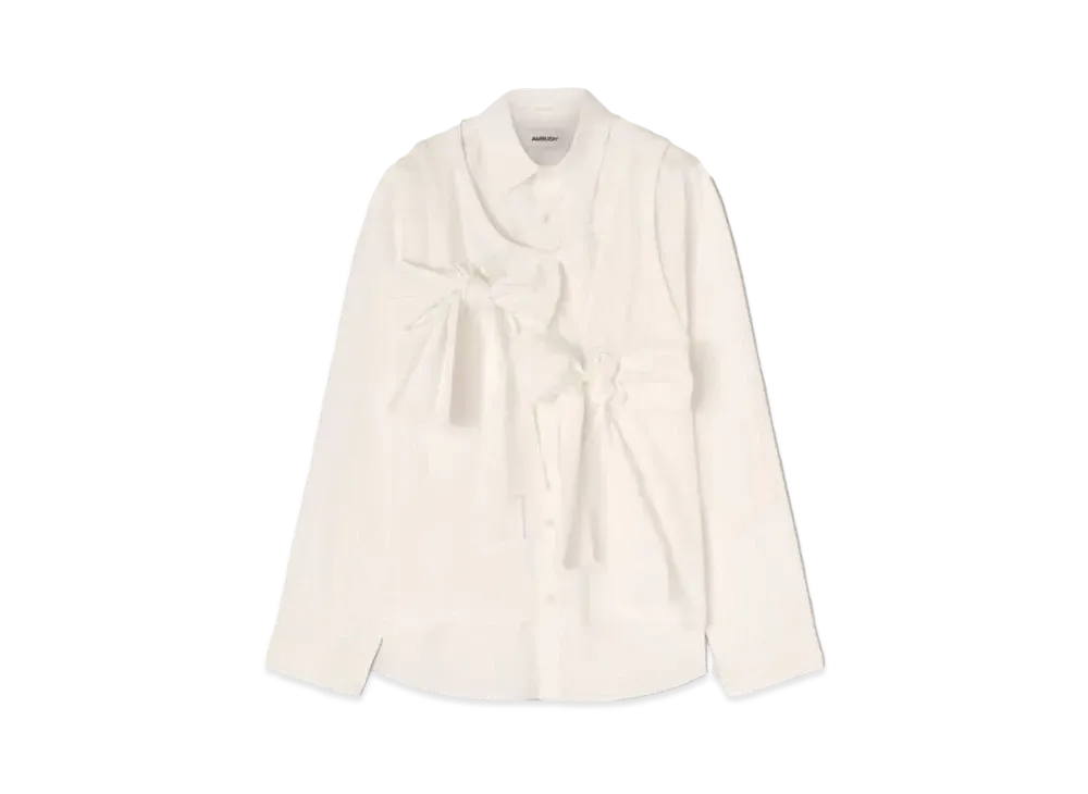 AMBUSH Ribbon Shirt "White"
