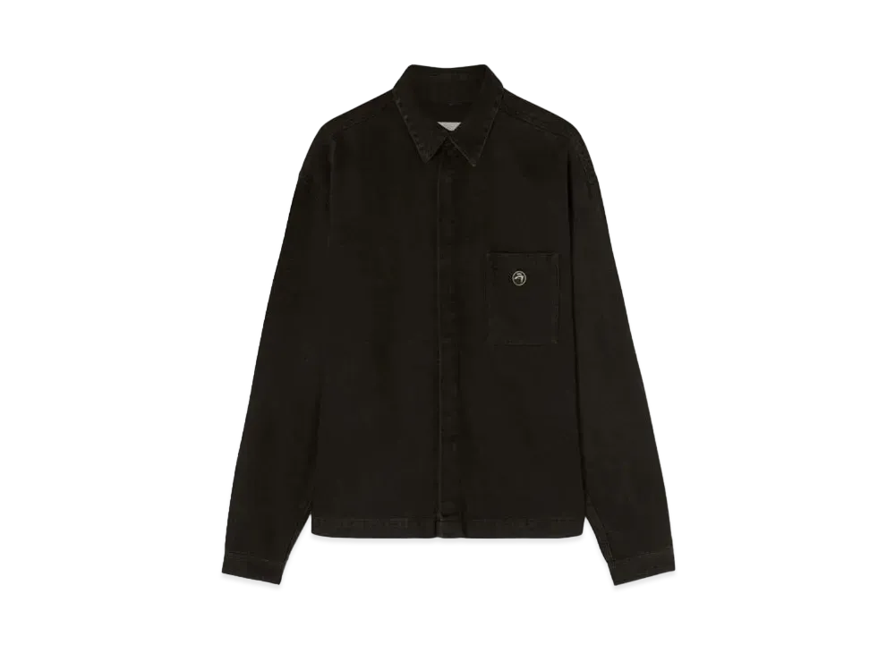 AMBUSH Boxy Fit Denim Shirt "Black"