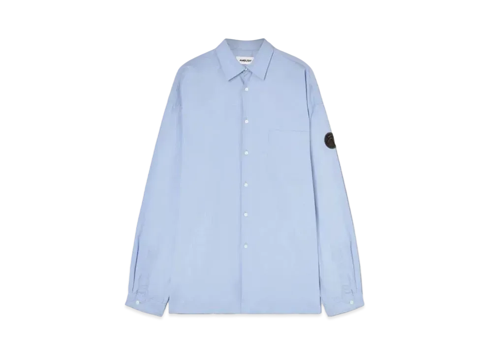 AMBUSH Logo Patch Shirt "Ballad Blue"