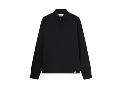 AMBUSH Zip-Up Cotton Shirt "Black"