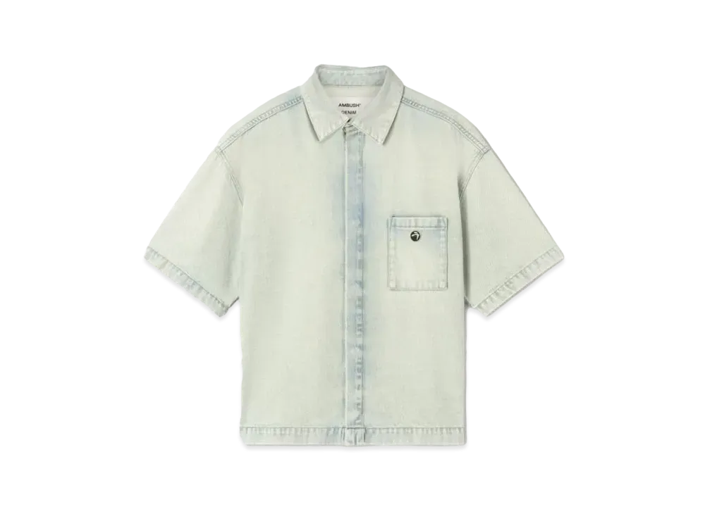 AMBUSH Boxy Fit Denim Shirt "Light Blue"
