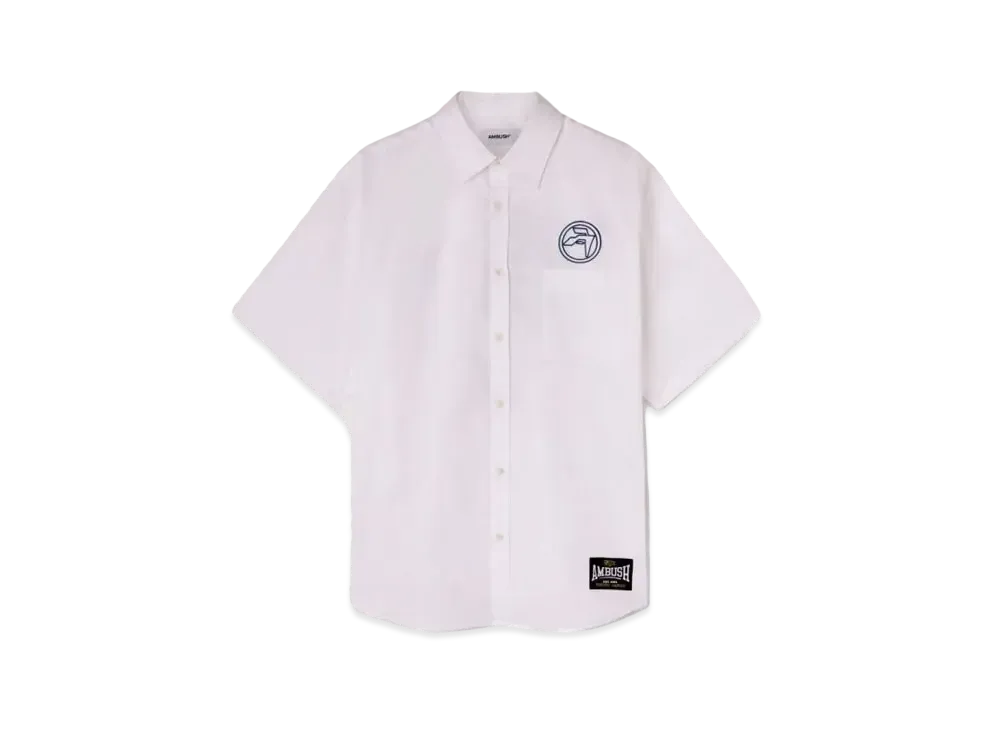 AMBUSH Circle Amblem Shirt "White"