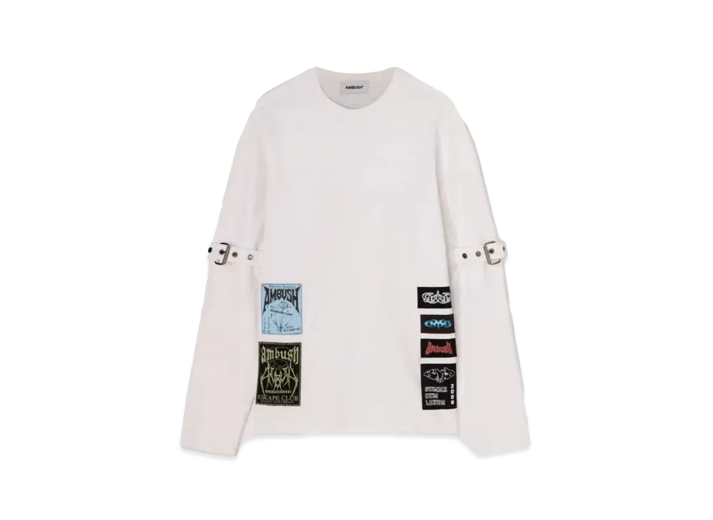 AMBUSH Belted Crewneck "White"