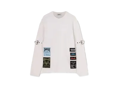 AMBUSH Belted Crewneck "White"