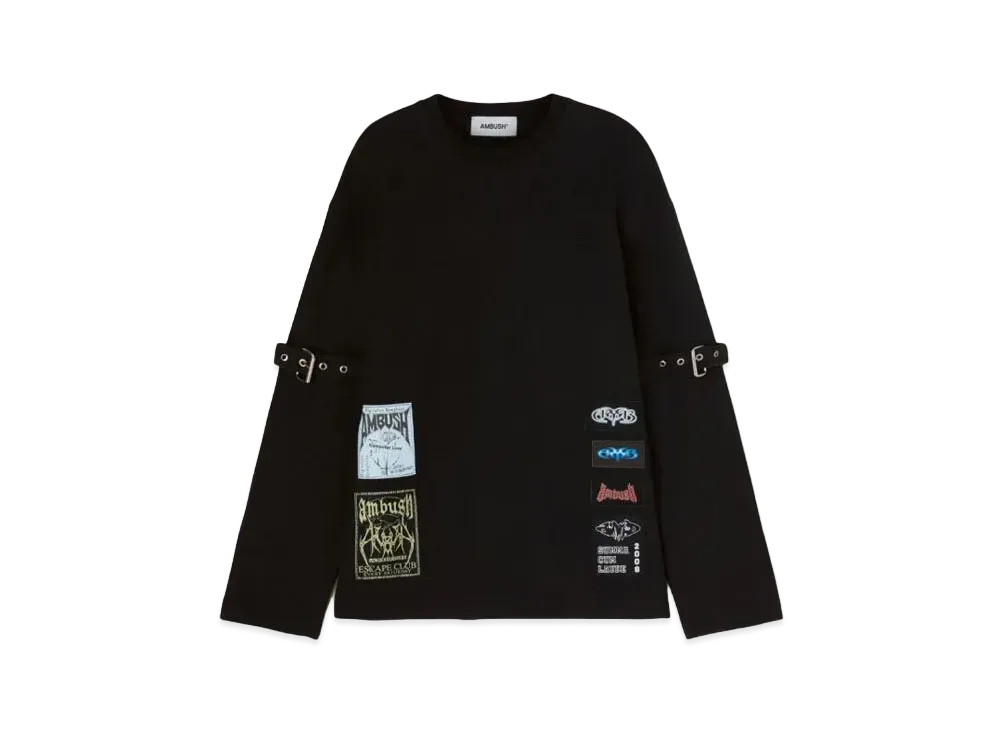 AMBUSH Belted Crewneck "Black"