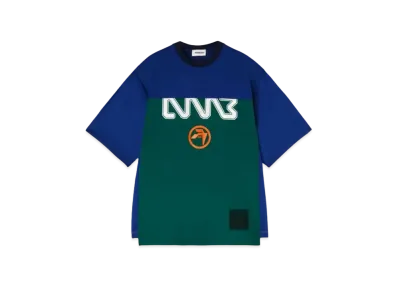 AMBUSH Panelled Graphic SS T-Shirt "Blue"