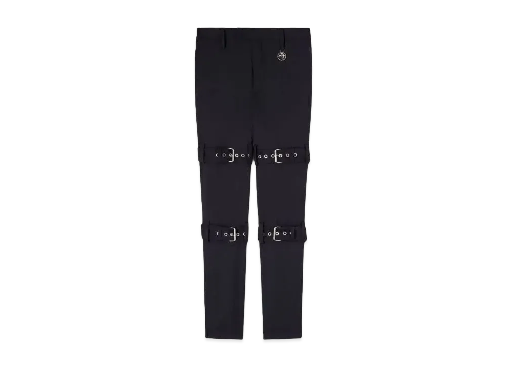 AMBUSH Slim Bondage Pants "Navy"