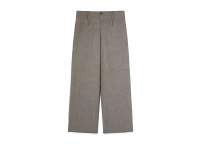 AMBUSH Double Belted Trousers "Medium Grey"