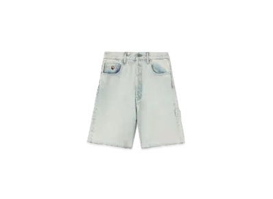 AMBUSH Rawedge Denim Short "Light Blue"