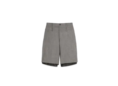 AMBUSH Double Belted Shorts "Medium Grey"
