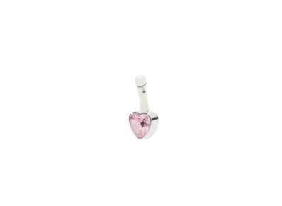AMBUSH Iced Earring "Silver Pink"