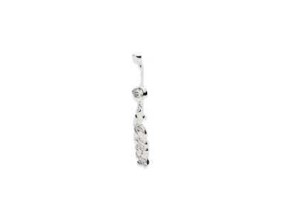 AMBUSH Amb Initial Charm Earring "Silver"