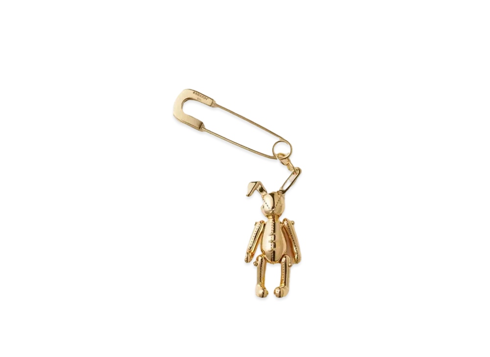 AMBUSH Bunny Charm Earring 925 "Gold"