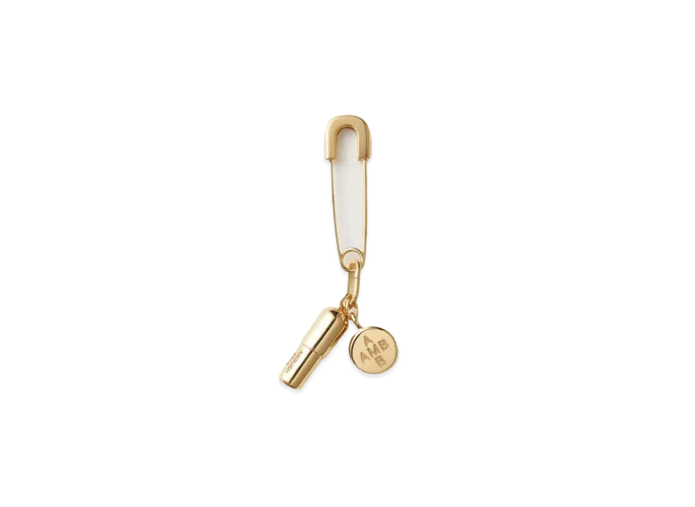 AMBUSH Pill Charm Earring 925 "Gold"