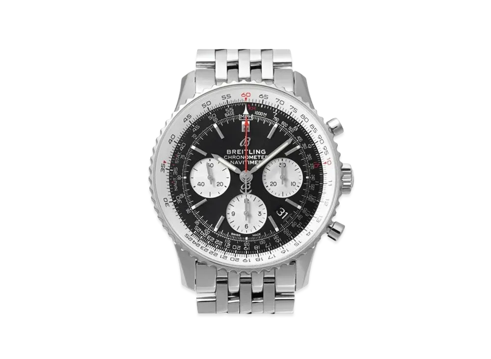 Breitling Navitimer B01 Chronograph 43 "Black/Stainless Steel"