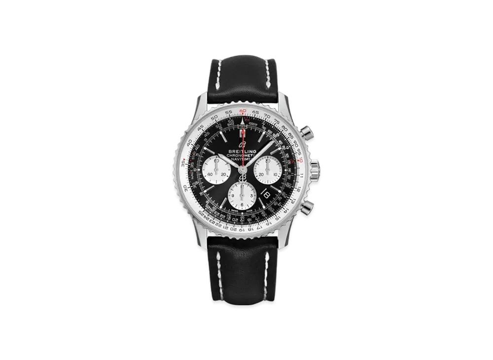 Breitling Navitimer B01 Chronograph 43 "Black/Stainless Steel"