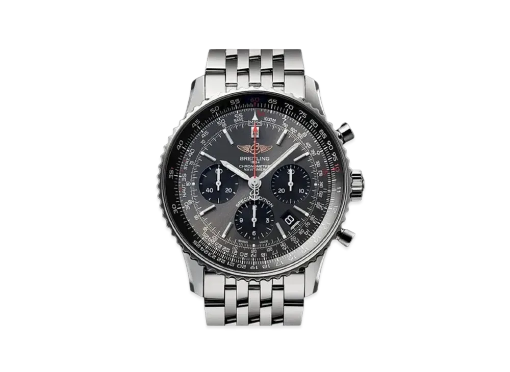 Breitling Navitimer 1 B01 Chronograph 43 Japan Edition "Anthracite/Black/Stainless Steel"