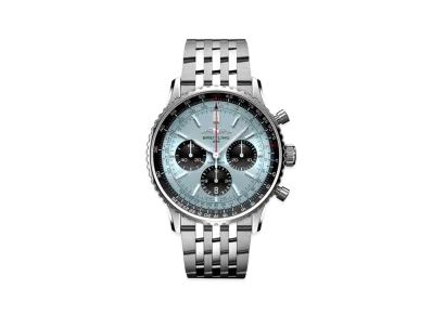 Breitling Navitimer B01 Chronograph 43 "Ice Blue/Black/Stainless Steel"