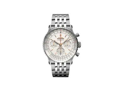 Breitling Navitimer B01 Chronograph 41 "Silver/Stainless Steel"