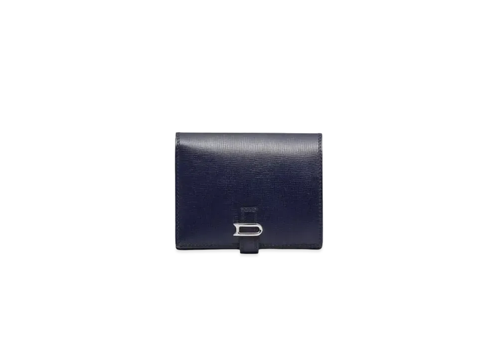 DELVAUX Leonce Compact Wallet Opera Calf "Night Sky"
