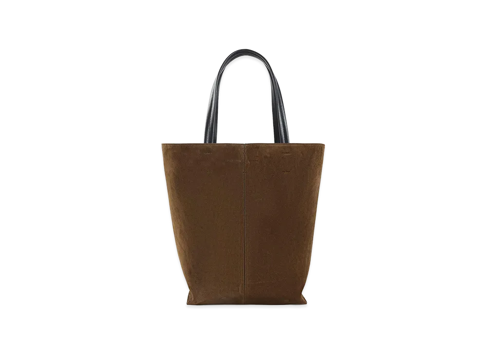 PHOEBE PHILO Women's Pot Cabas Tote Bag "Army Silver"