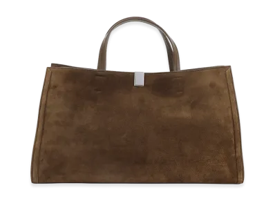 PHOEBE PHILO Kit Cabas Medium Tote Bag "Brown"