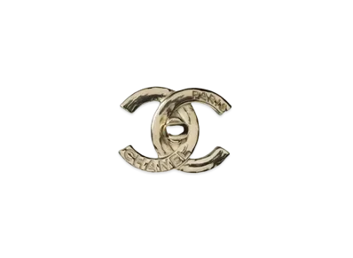 CHANEL CC Metal Brooch "Gold"