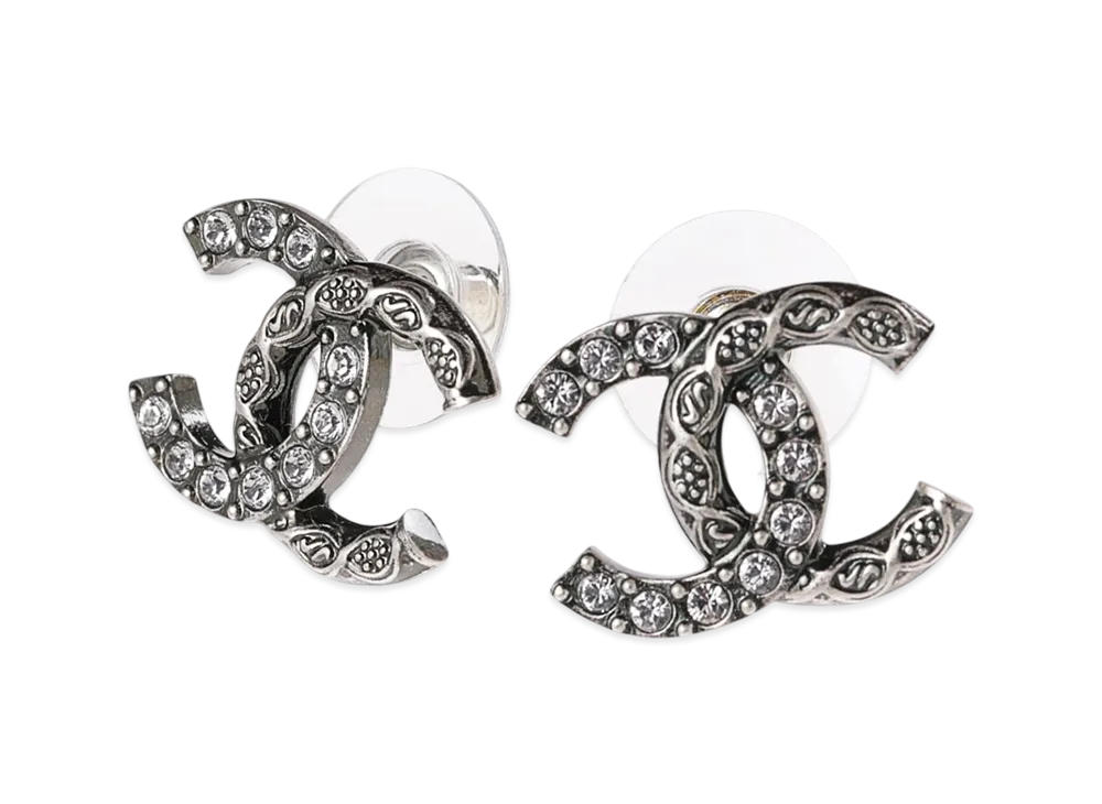 CHANEL Earrings "Silver"