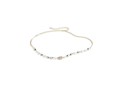 CHANEL Chain Belt Metal, Resin, Glass Pearls & Strass "Gold/Pearly White/Pearly Gray/Black/Crystal"