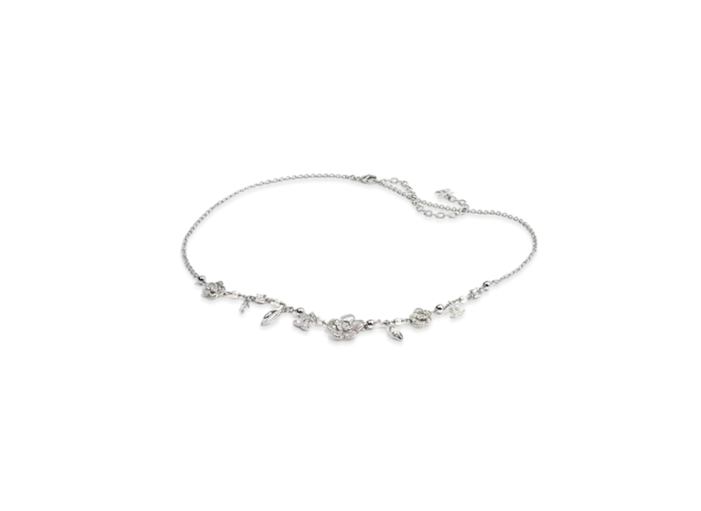 CHANEL Chain Belt Metal, Resin, Glass Pearls & Strass "Silver/Pink/Pearly White/Crystal"