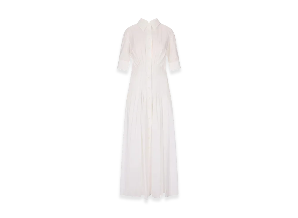 MARNI Women's Poplin Shirt Dress "White"