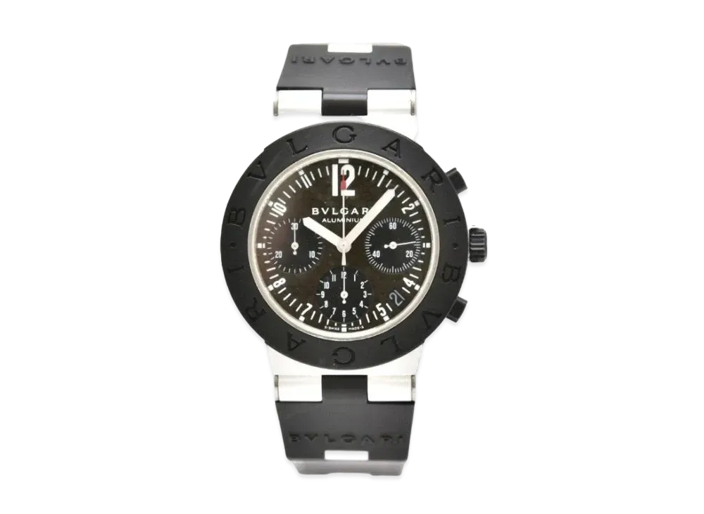 BVLGARI Aluminum Chronograph "Black/Aluminum/Rubber"