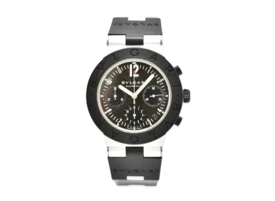 BVLGARI Aluminum Chronograph "Black/Aluminum/Rubber"