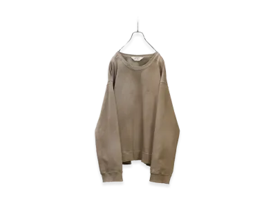 ANCELLM Unevenness Sweat Shirt "Sand"