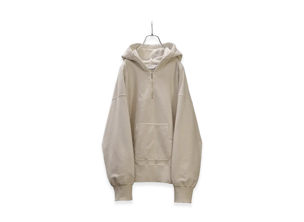 ANCELLM Half Zip Hoodie "Gray"