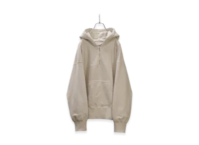 ANCELLM Half Zip Hoodie "Gray"