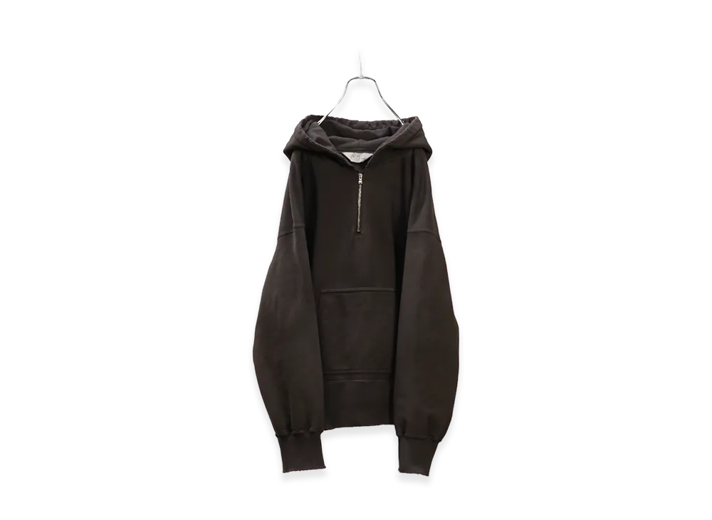 ANCELLM Half Zip Hoodie "Black"